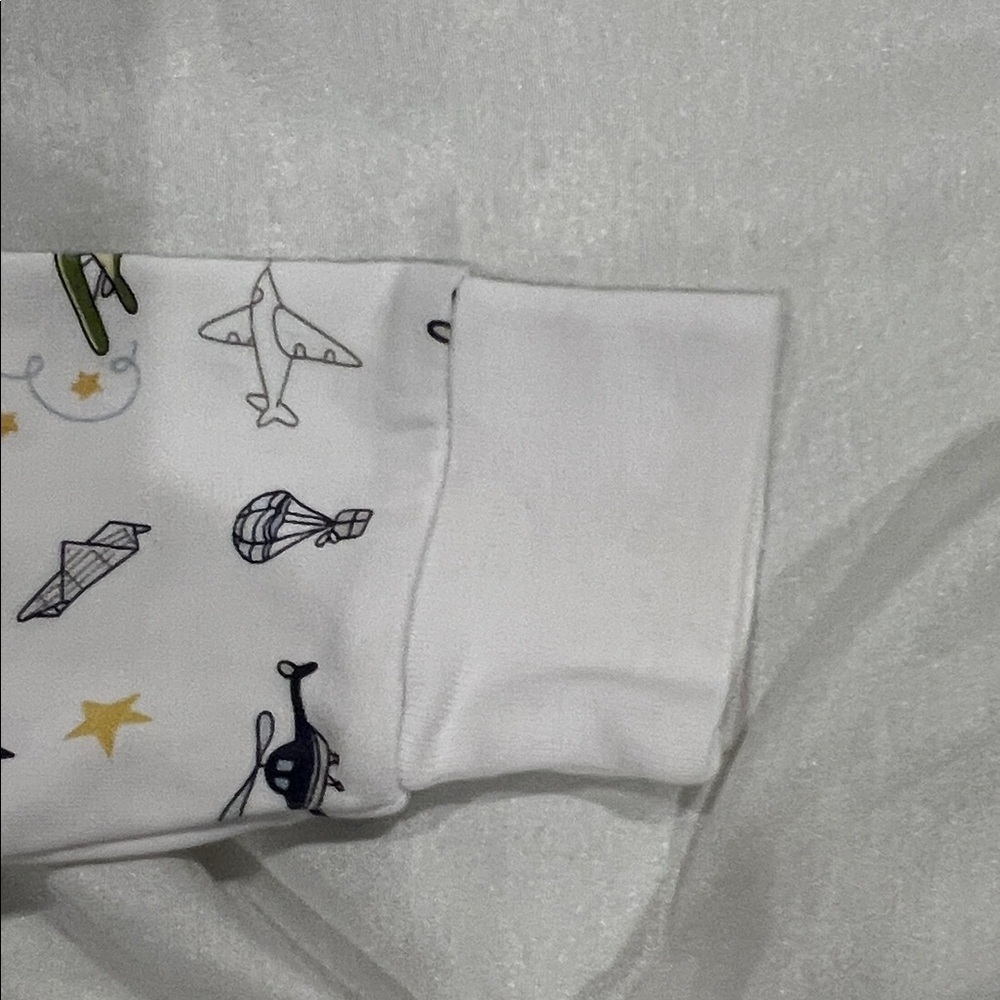 Kissy Kissy White Footie with Colorful Animal Print - Picture 6 of 6